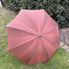 Paragon S. Fox and Co Brown / Red Metal Crook Handle Made In England Vintage