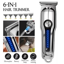 Men Portable Electric Hair Trimmer Clippers Beard Shaver Cutting Cordless UK