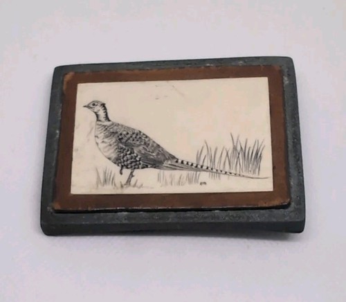 Vintage metal belt buckle - ,
