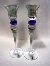 Vintage Ikea Najad Blue Glass