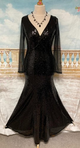 Maxi evening dress black - dress,