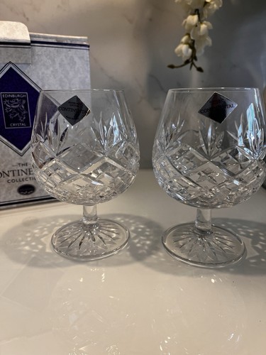 Edinburgh crystal brandy - x,