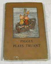 Ladybird Book Piggly Plays Truant Series 401 DJ Fine Early Edition 1950