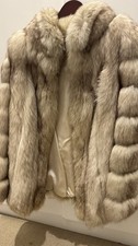 Fox Fur Coat In Excellent