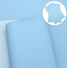 Sky Blue Litchi FAUX LEATHER