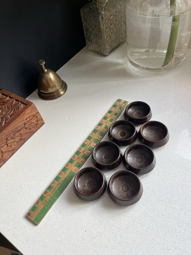 Vintage mottled brown bakelite - vintage,
