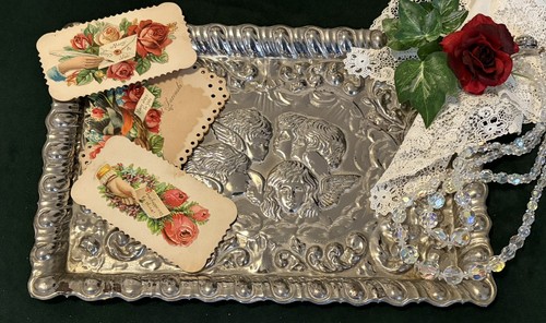Antique silver plate - silver,