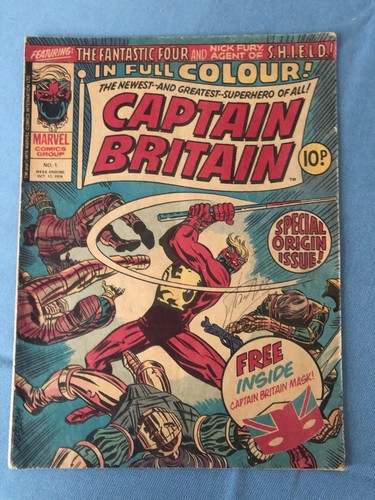 Marvel comics captain britain - marvel,