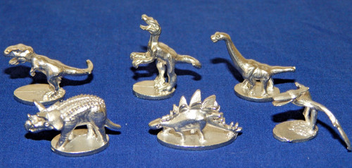 Monopoly dinosaurs tokens - monopoly,