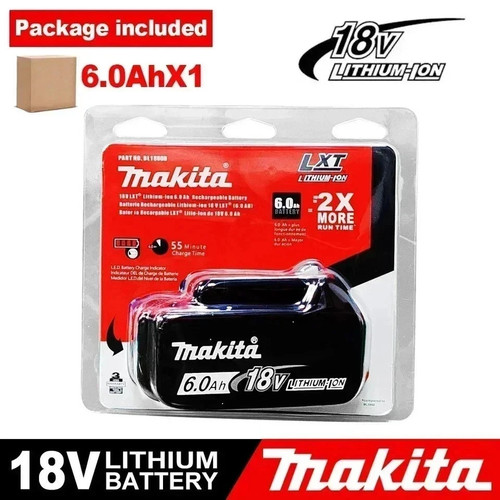 Genuine makita 18v 0ah - 18v, 6.0ah