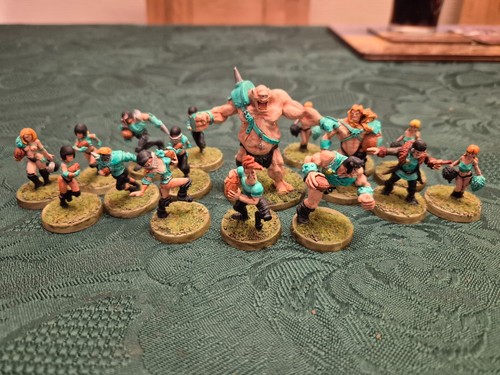 Blood bowl 17x oop - bowl,, metal