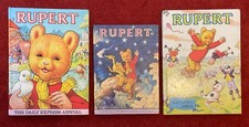 3 Vintage Rupert the Bear