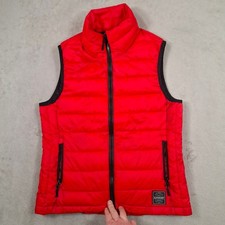 Superdry Gilet Womens M Red