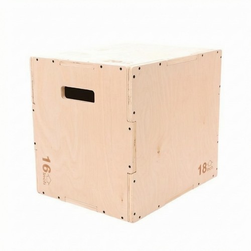 Wooden plyo box - plyo, handholds