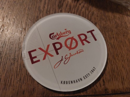 Carlsberg export round flat - export,