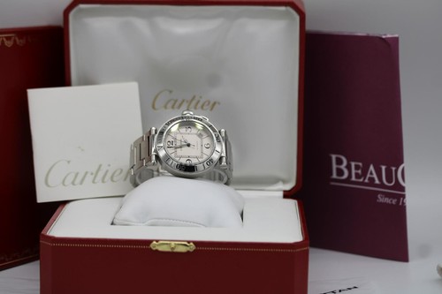 Cartier pasha silver - silver, men's