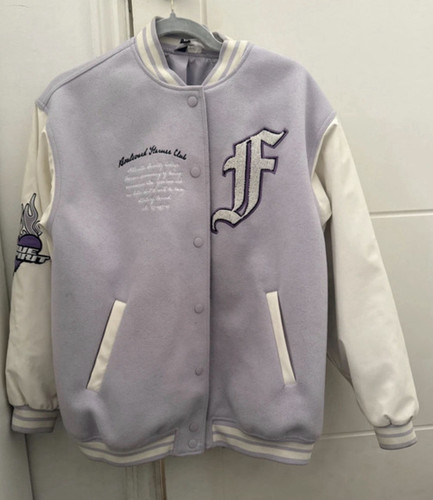 Purple white varsity - purple/white,