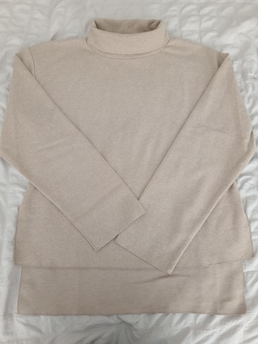 Zara beige roll neck long - zara,