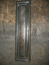 Reclaimed Edwardian tin door finger plate (7 available)