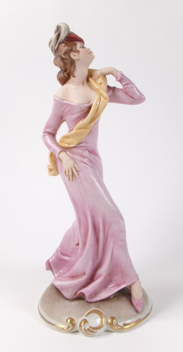 Capodimonte figure lady - figure, a