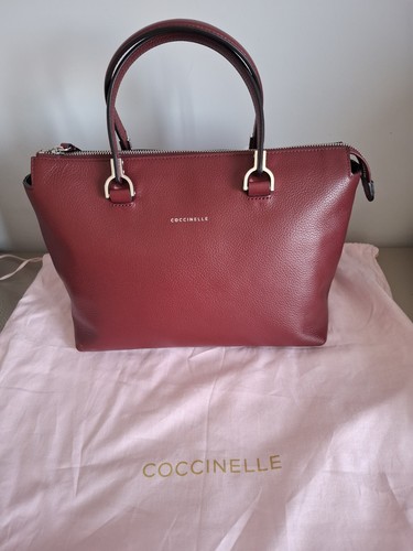 Coccinelle burgundy leather - coccinelle,