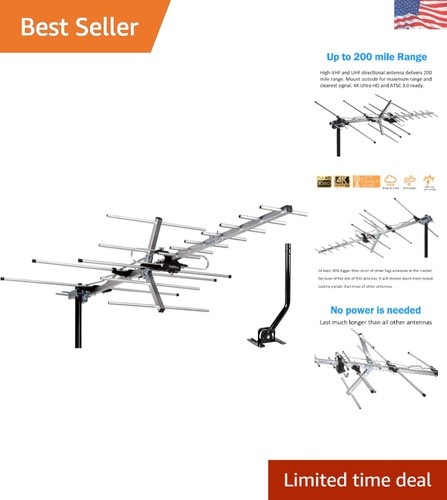 Yagi antenna for 1080p tv - 4k,