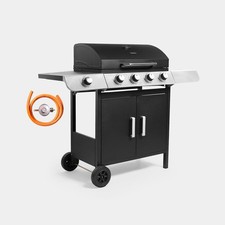 Gas BBQ Grill 4 + 1 Stainless