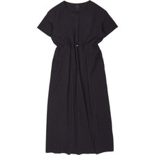 Snow Peak Black Drawstring Dress