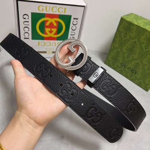 Gucci double color - g, buckle