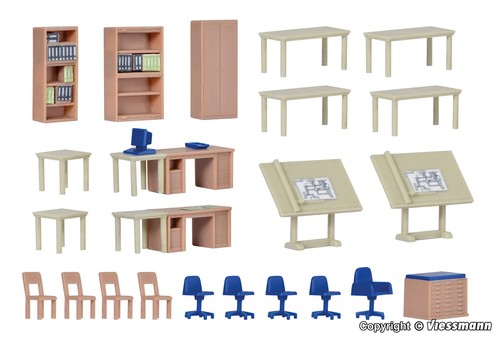 Kibri 38655 deco set - h0,