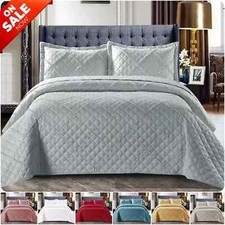 3 Piece Quilted Bedspread Bed