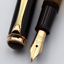 [Excellent Rare] Pelikan 400 Brown/Tortoise 14C 585 B nib 1950s Vintage