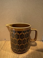 Hornsea HEIRLOOM  Jug Autumn Brown Pattern 1970s