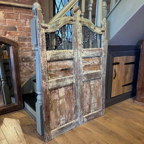 Pair vintage wooden gates - of,