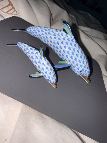Herend set dolphins - of,