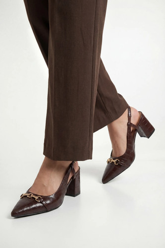 Wallis chocolate court - wallis, shoes