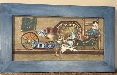Vintage painting baby - vintage,