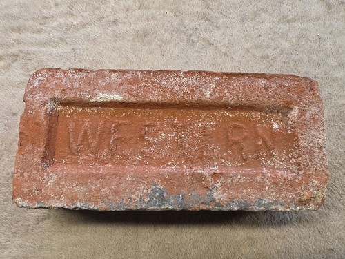 Vintage western stamped bricks - vintage,