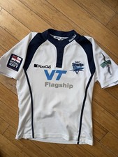NAVY SHARKS 2000s VINTAGE RUGBY LEAGUE SHIRT ROYAL MARINES KOOGA JERSEY SIZE S