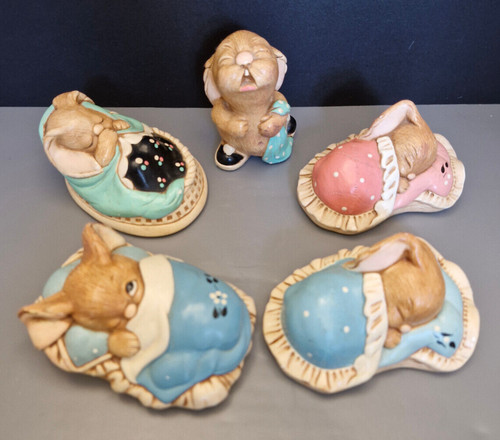 Pendelfin rabbits snuggles - pendelfin,