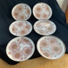 6 DENBY GYPSY DINNER PLATES 10". Good condition