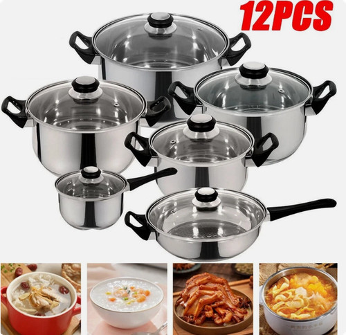 12pcs induction non stick - induction,