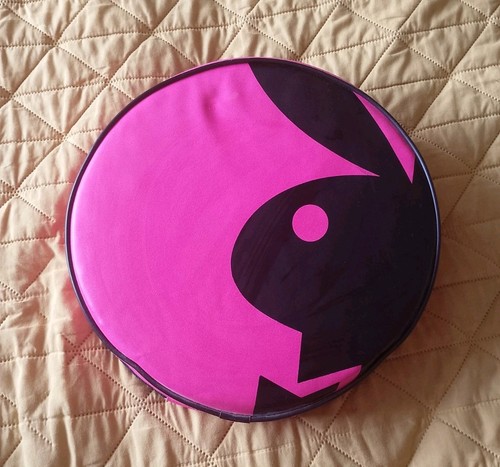 Pink leather playboy seat - pink,