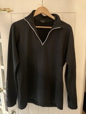 Galvin Green Black Insula Fleece Quarter Zip Golf Jacket (Medium)