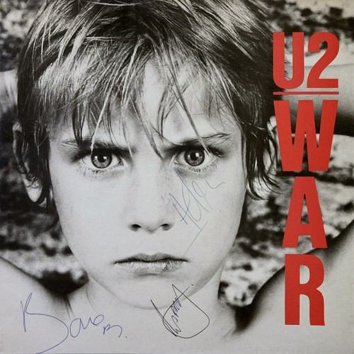 Signed war photograph - signed,