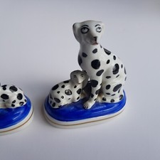 Antique Chelsea ceramic dog