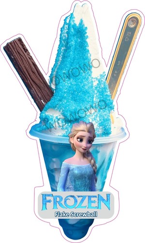 Ice cream van sticker - ice,