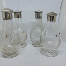 Antique silver top bottles - antique,