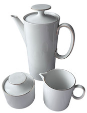 Vintage Thomas Medallion White