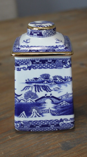 Ringtons tea lidded willow - ,